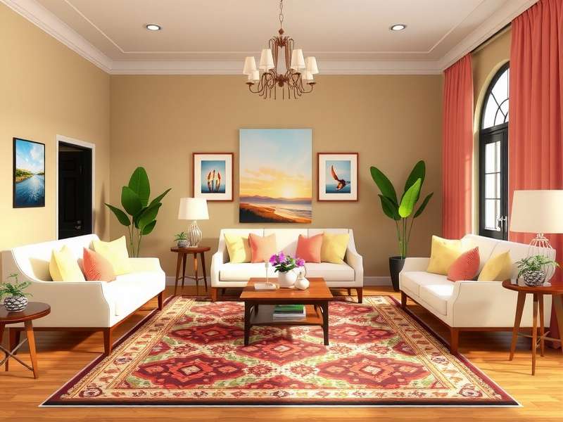 Homescapes Indian Version Screenshot Homescapes game screenshot showing a beautifully decorated Indian-style living room